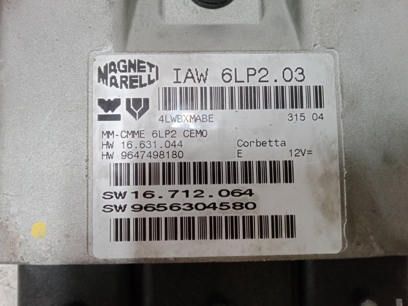 Recambio de centralita motor uce para peugeot 307 (3a/c) 1.4 16v referencia OEM IAM 9656304580  SW16712064 Recambio de centralita motor uce para peugeot 307 (3a/c) 1.4 16v referencia OEM IAM 9656304580  SW16712064