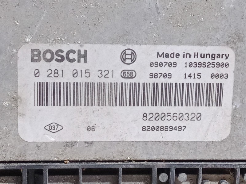 Recambio de centralita motor uce para renault espace iv (jk0/1_) 2.0 dci (jk01, jk02, jk1j, jk1k, jk1h) referencia OEM IAM 82005