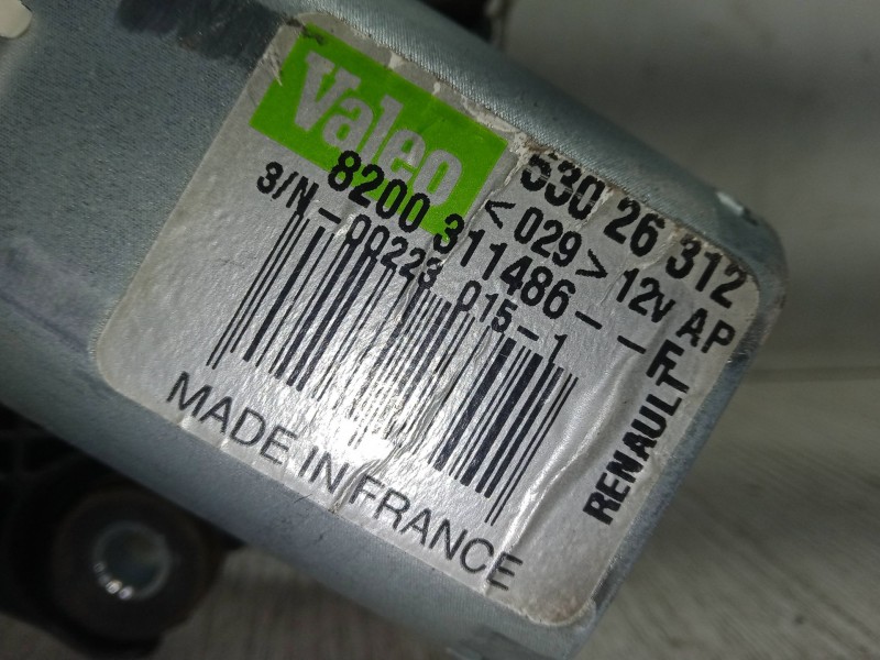 Recambio de motor limpia trasero para renault twingo ii (cn0_) 1.2 16v (cn04, cn0a, cn0b) referencia OEM IAM 8200311486  