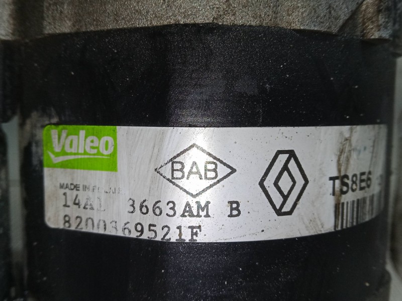 Recambio de motor arranque para renault twingo ii (cn0_) 1.2 16v (cn04, cn0a, cn0b) referencia OEM IAM 8200369521F  