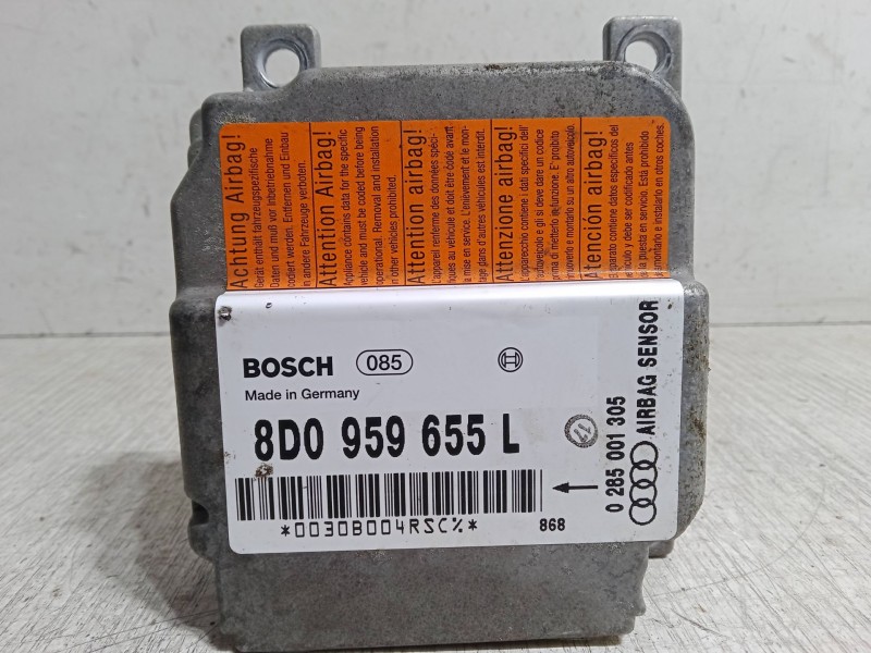 Recambio de centralita airbag para audi a4 b5 (8d2) 1.8 referencia OEM IAM 8D0959655L  0285001305 Recambio de centralita airbag para audi a4 b5 (8d2) 1.8 referencia OEM IAM 8D0959655L  0285001305