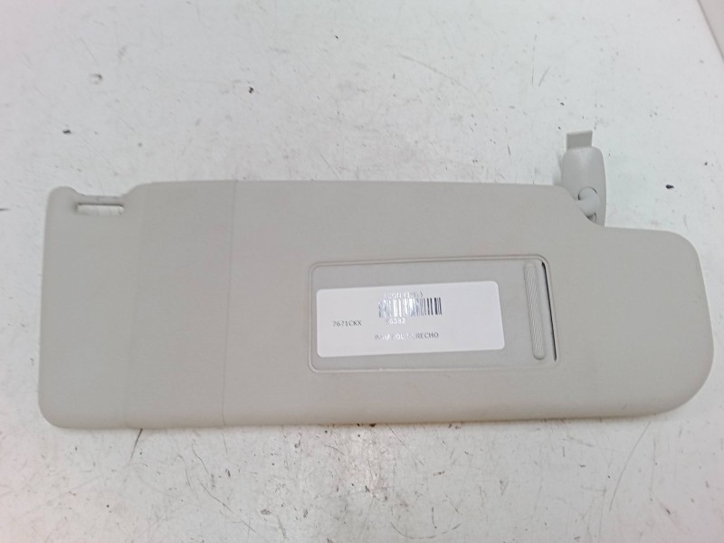 Recambio de parasol derecho para seat leon (1m1) 1.6 16 v referencia OEM IAM    Recambio de parasol derecho para seat leon (1m1) 1.6 16 v referencia OEM IAM