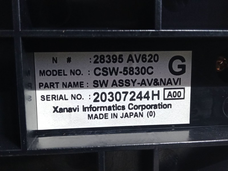 Recambio de mando climatizador para nissan primera (p12) 2.2 di referencia OEM IAM 28395AV620  