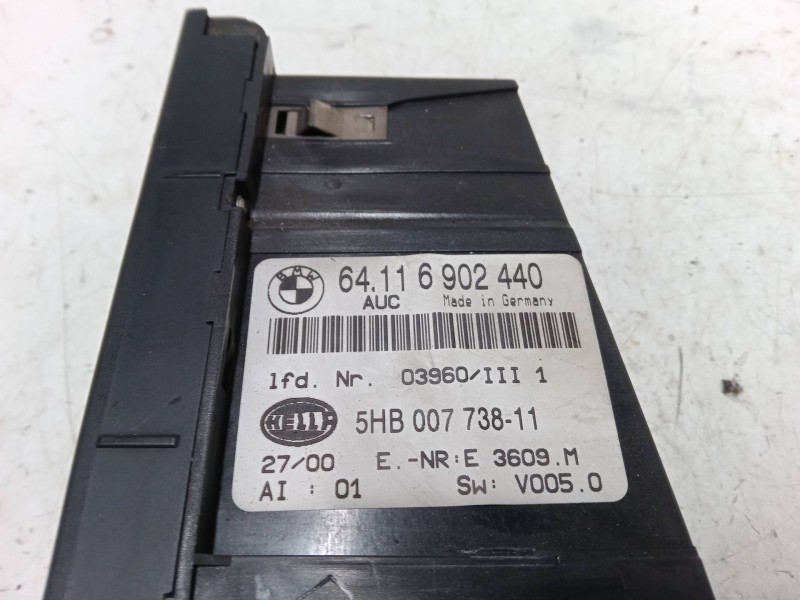 Recambio de mando climatizador para bmw 3 (e46) 320 d referencia OEM IAM   