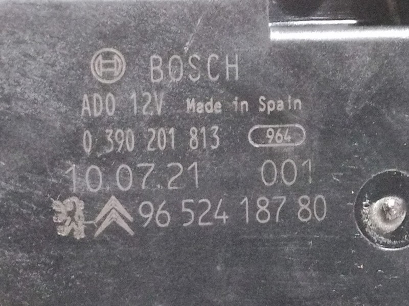 Recambio de motor limpia trasero para peugeot 207/207+ (wa_, wc_) 1.4 hdi referencia OEM IAM 9652418780   Recambio de motor limpia trasero para peugeot 207/207+ (wa_, wc_) 1.4 hdi referencia OEM IAM 9652418780