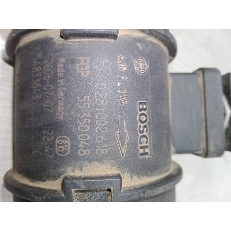 Recambio de caudalimetro para fiat uno (146_, 158_) 70 1.3 referencia OEM IAM 00281002618 55 350 048 