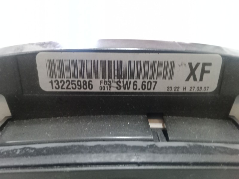 Recambio de cuadro instrumentos para opel zafira / zafira family b (a05) 1.6 (m75) referencia OEM IAM 13225986   Recambio de cuadro instrumentos para opel zafira / zafira family b (a05) 1.6 (m75) referencia OEM IAM 13225986