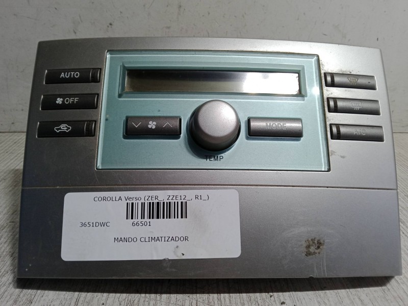 Recambio de mando climatizador para toyota corolla verso (zer_, zze12_, r1_) 2.2 d-4d (aur10_) referencia OEM IAM 55900-0F030  