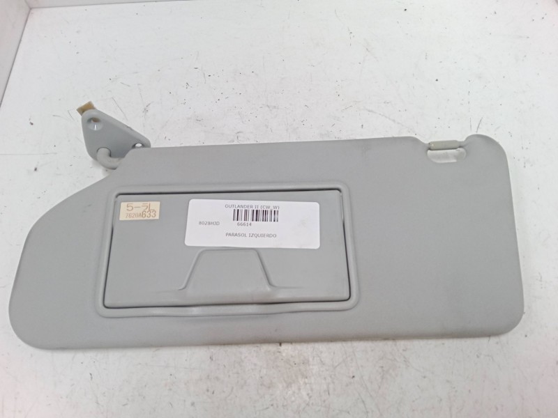 Recambio de parasol izquierdo para mitsubishi outlander ii (cw_w) 2.2 di-d referencia OEM IAM 7620A631  