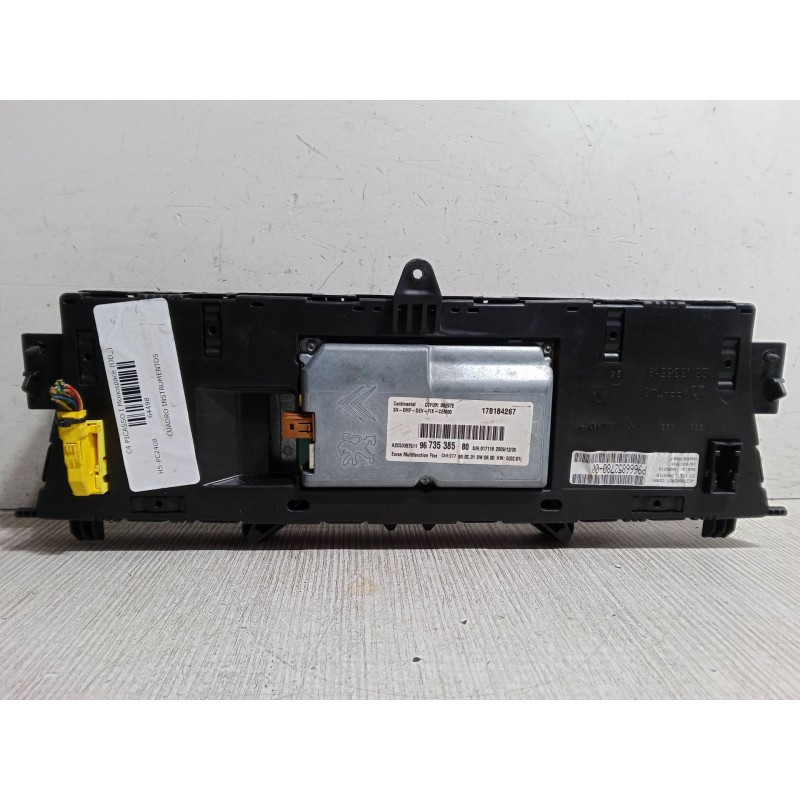 Recambio de cuadro instrumentos para citroën c4 picasso i monospace (ud_) 1.6 hdi referencia OEM IAM 9673538580  