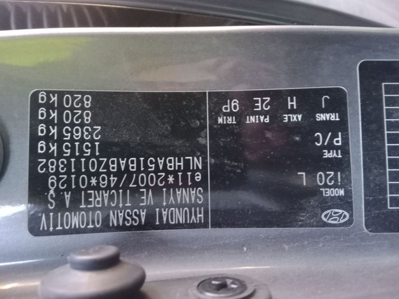 hyundai i20 i (pb, pbt) del año 2011