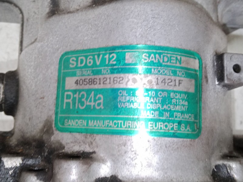 Recambio de compresor a/a para peugeot 206 cc (2d) 1.6 referencia OEM IAM sd6v12  