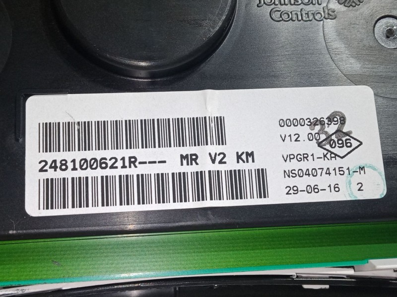 Recambio de cuadro instrumentos para dacia sandero ii tce 90 (b8m1, b8ma) referencia OEM IAM 248100621R  