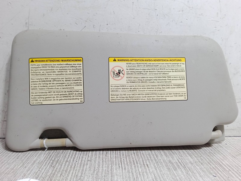 Recambio de parasol derecho para nissan micra iv (k13k, k13kk) 1.2 referencia OEM IAM   