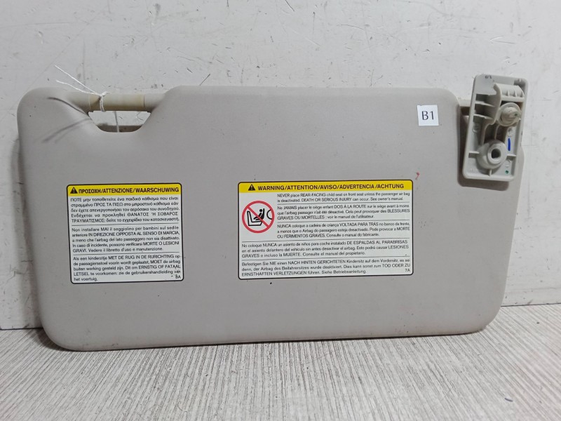 Recambio de parasol derecho para nissan micra iv (k13k, k13kk) 1.2 referencia OEM IAM   