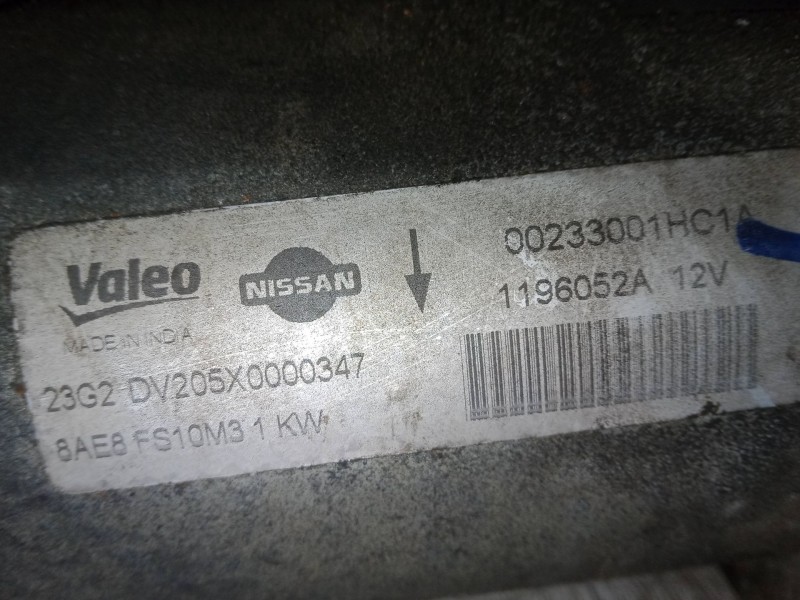 Recambio de motor arranque para nissan micra iv (k13k, k13kk) 1.2 referencia OEM IAM 00233001HC1A  