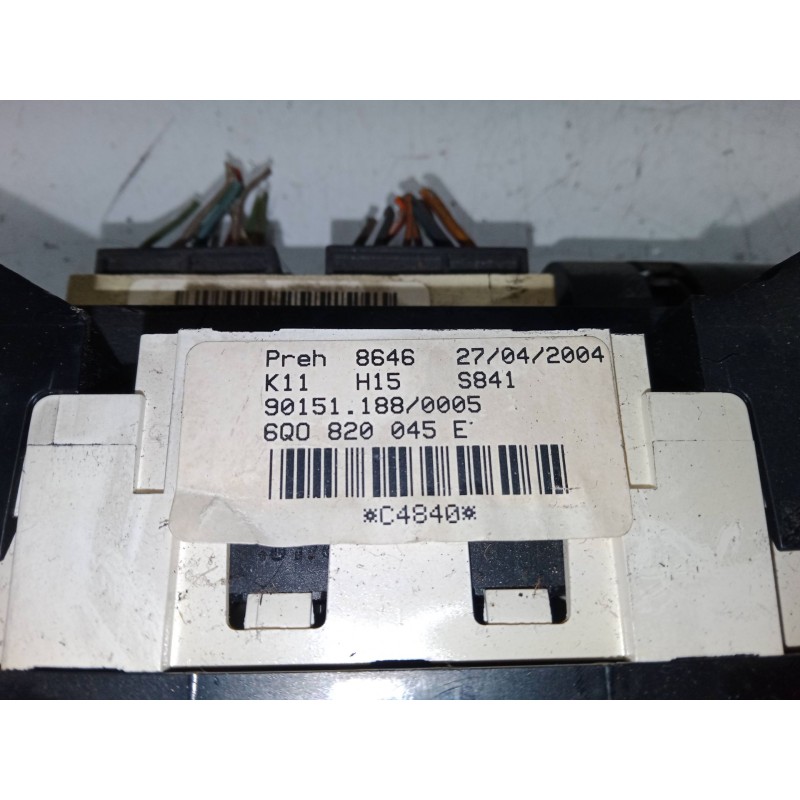 Recambio de mando calefaccion / a/a para volkswagen polo iv (9n_, 9a_) 1.4 tdi referencia OEM IAM 6Q0820045E  