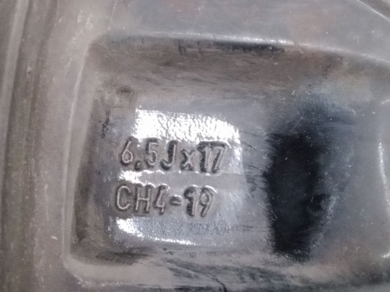 Recambio de llanta aluminio 17´´ para citroën c4 cactus 1.2 thp 110 referencia OEM IAM 65jx17  