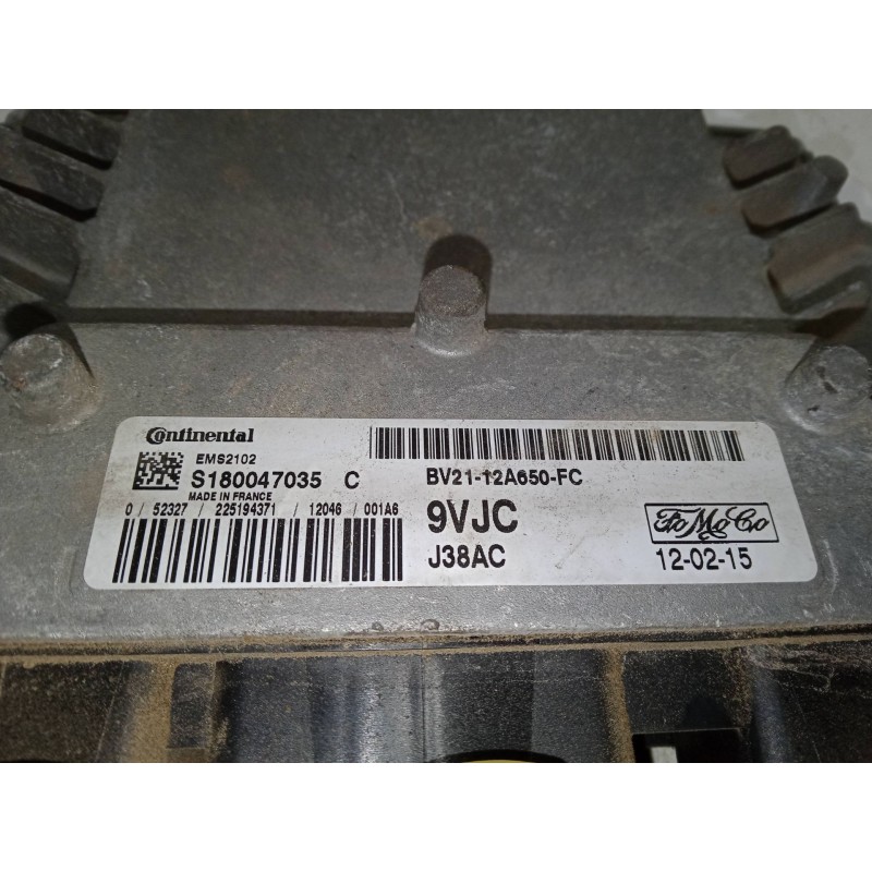 Recambio de centralita motor uce para ford fiesta vi (cb1, ccn) 1.25 referencia OEM IAM 9VJCJ38AC   Recambio de centralita motor uce para ford fiesta vi (cb1, ccn) 1.25 referencia OEM IAM 9VJCJ38AC