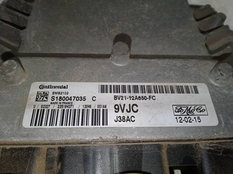 Recambio de centralita motor uce para ford fiesta vi (cb1, ccn) 1.25 referencia OEM IAM 9VJCJ38AC   Recambio de centralita motor uce para ford fiesta vi (cb1, ccn) 1.25 referencia OEM IAM 9VJCJ38AC