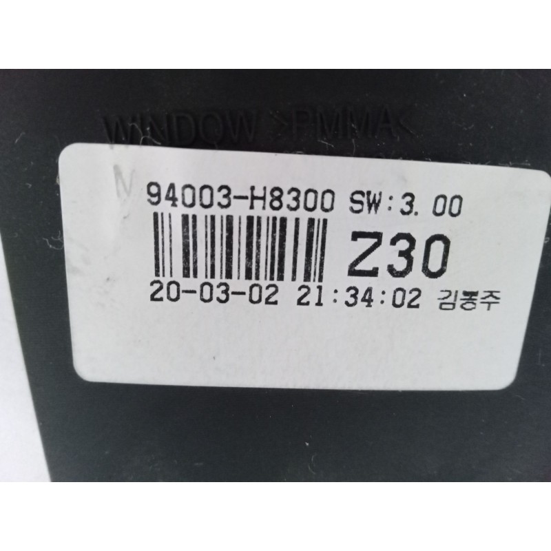 Recambio de cuadro instrumentos para kia rio iv (yb, sc, fb) 1.0 t-gdi 100 referencia OEM IAM 94003H8300  