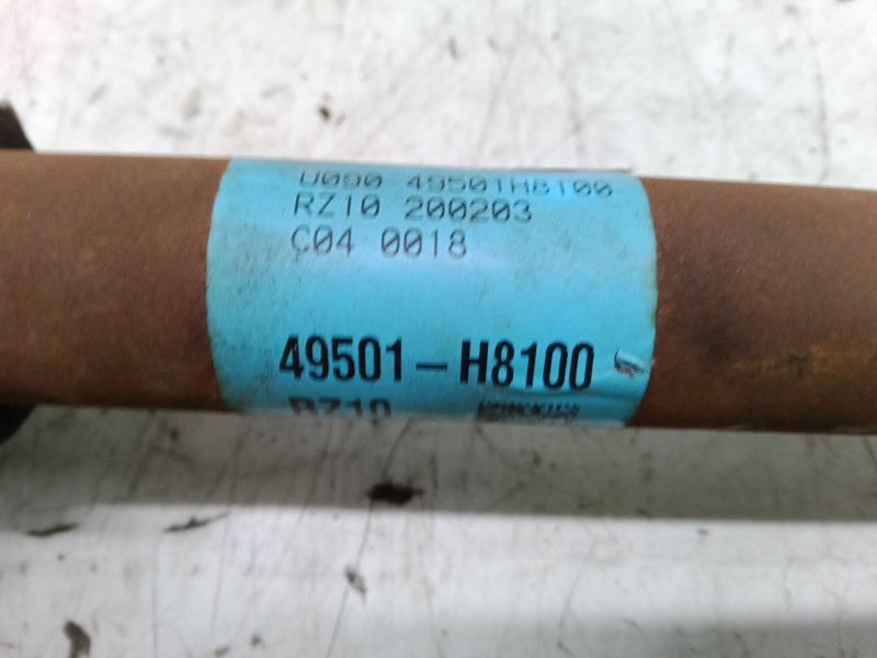 Recambio de transmision delantera derecha para kia rio iv (yb, sc, fb) 1.0 t-gdi 100 referencia OEM IAM 49501H8100  