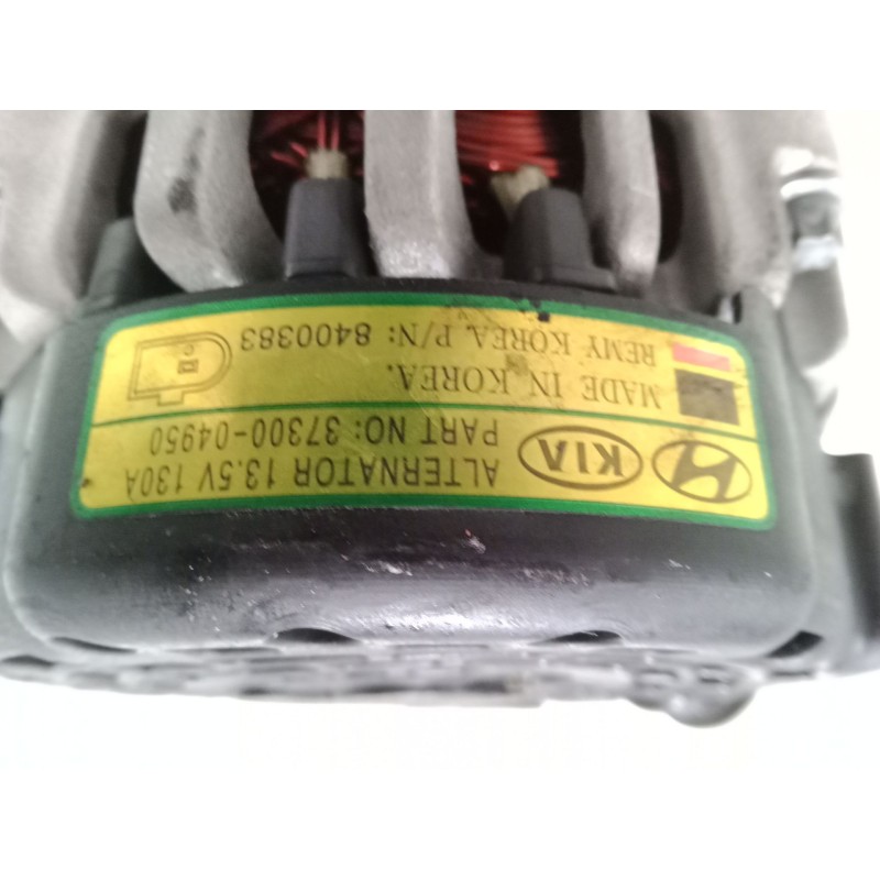 Recambio de alternador para kia rio iv (yb, sc, fb) 1.0 t-gdi 100 referencia OEM IAM 3730004950  