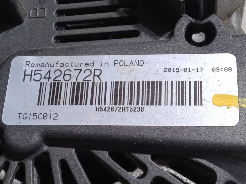 Recambio de alternador para bmw x3 (e83) 2.0 d referencia OEM IAM H542672R   Recambio de alternador para bmw x3 (e83) 2.0 d referencia OEM IAM H542672R