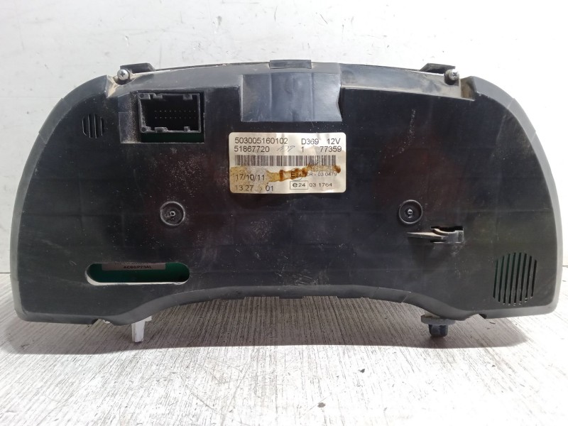 Recambio de cuadro instrumentos para fiat doblo cargo (263_) 1.3 d multijet referencia OEM IAM 503005160102  51867720 Recambio de cuadro instrumentos para fiat doblo cargo (263_) 1.3 d multijet referencia OEM IAM 503005160102  51867720