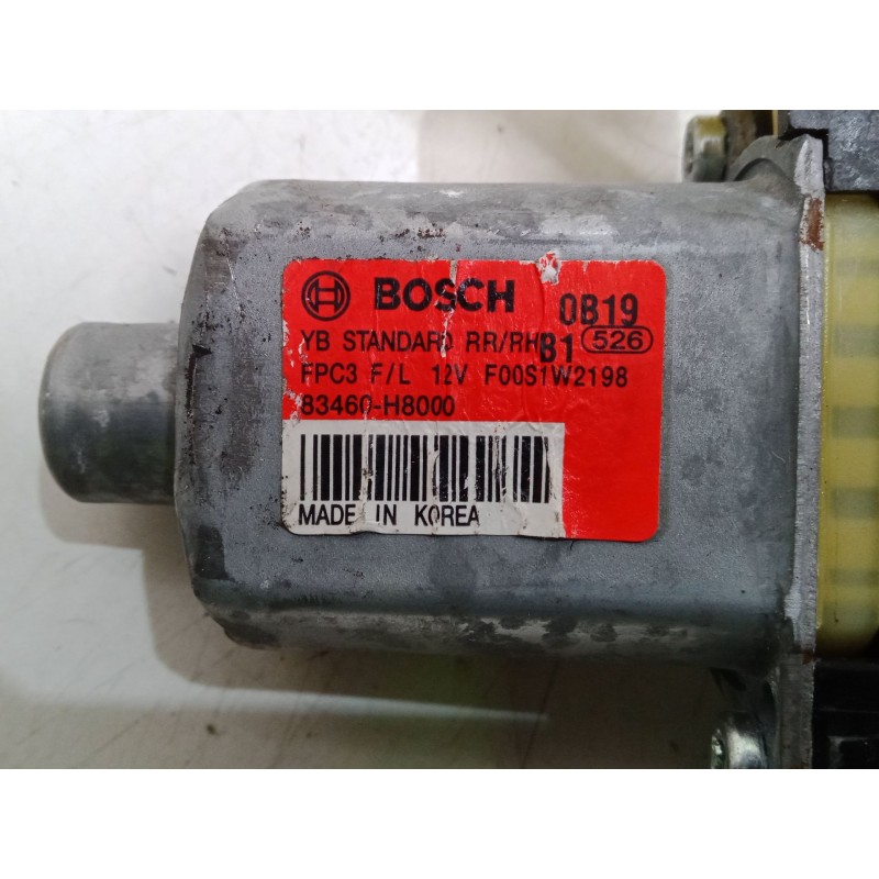 Recambio de elevalunas electrico trasero derecho para kia rio iv (yb, sc, fb) 1.0 t-gdi 100 referencia OEM IAM   