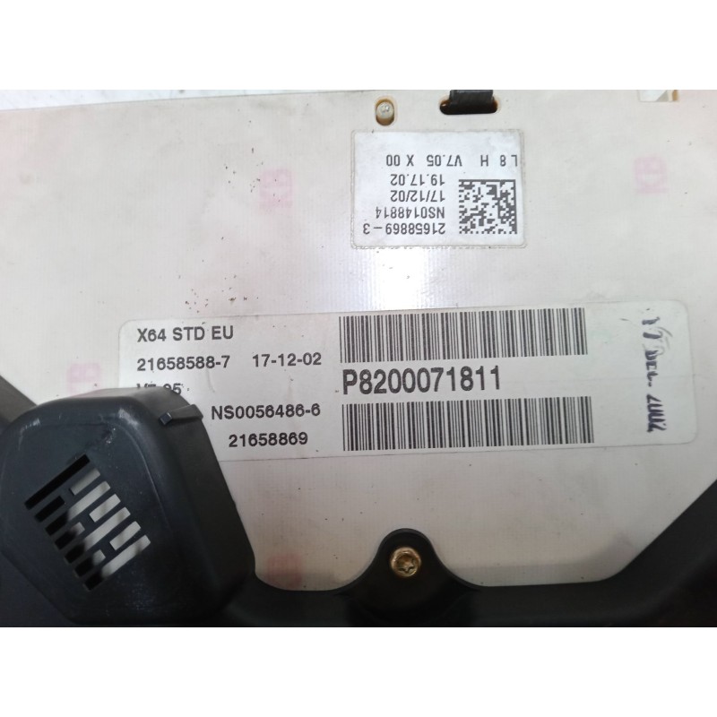 Recambio de cuadro instrumentos para renault scénic i monospace (ja0/1_, fa0_) 1.9 dti (ja1u) referencia OEM IAM   