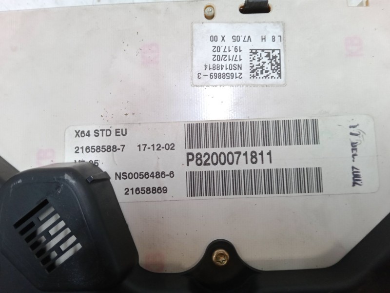 Recambio de cuadro instrumentos para renault scénic i monospace (ja0/1_, fa0_) 1.9 dti (ja1u) referencia OEM IAM   