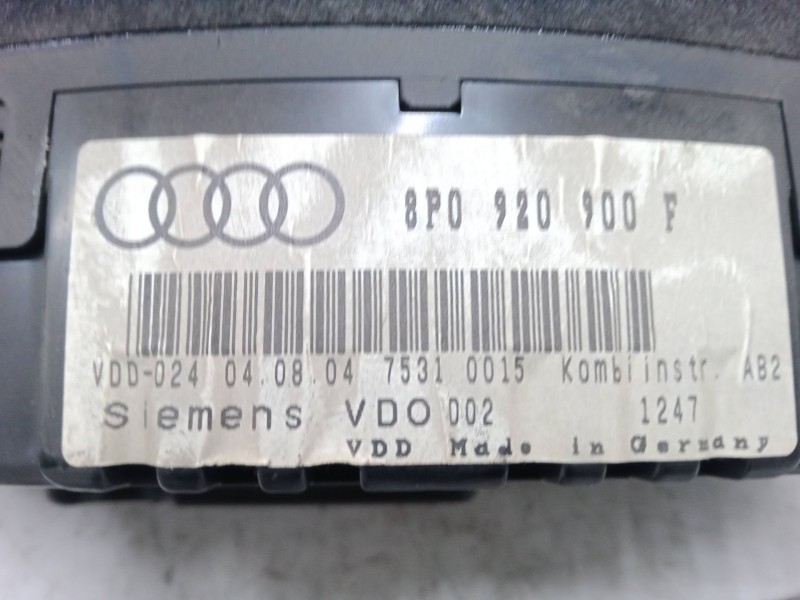 Recambio de cuadro instrumentos para audi a3 (8p1) 2.0 tdi 16v referencia OEM IAM   