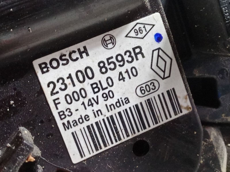Recambio de alternador para dacia sandero ii tce 90 (b8m1, b8ma) referencia OEM IAM 231008593R  