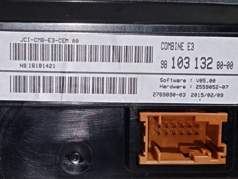 Recambio de cuadro instrumentos para citroën c4 cactus 1.2 vti 82 referencia OEM IAM    Recambio de cuadro instrumentos para citroën c4 cactus 1.2 vti 82 referencia OEM IAM