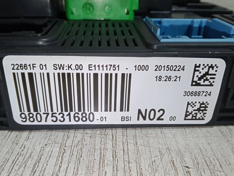 Recambio de bsi para citroën c4 cactus 1.2 vti 82 referencia OEM IAM    Recambio de bsi para citroën c4 cactus 1.2 vti 82 referencia OEM IAM