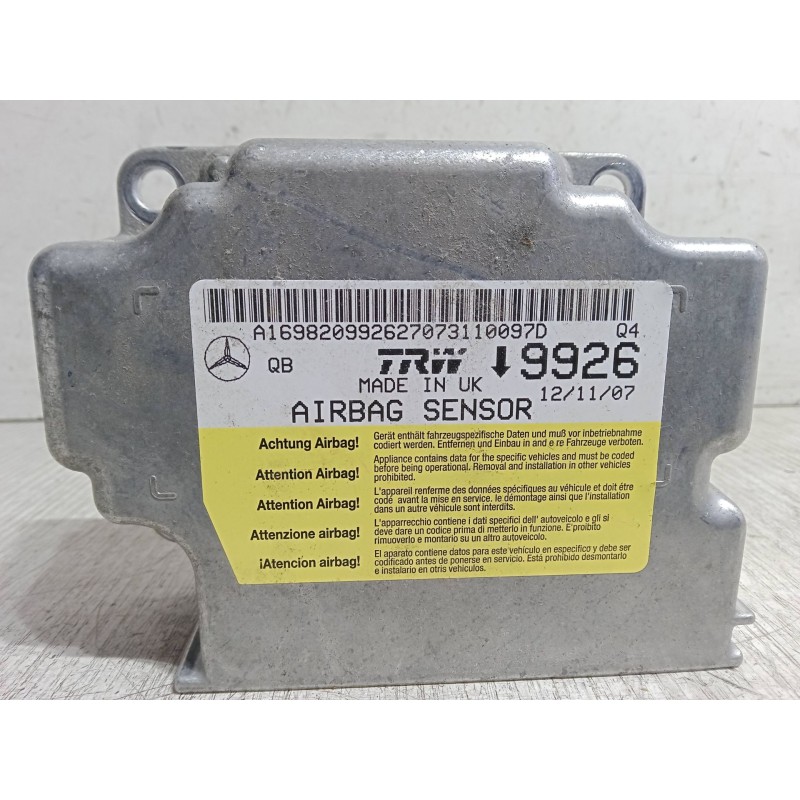 Recambio de centralita airbag para mercedes-benz clase a (w169) a 150 (169.031, 169.331) referencia OEM IAM A1698209926270731100