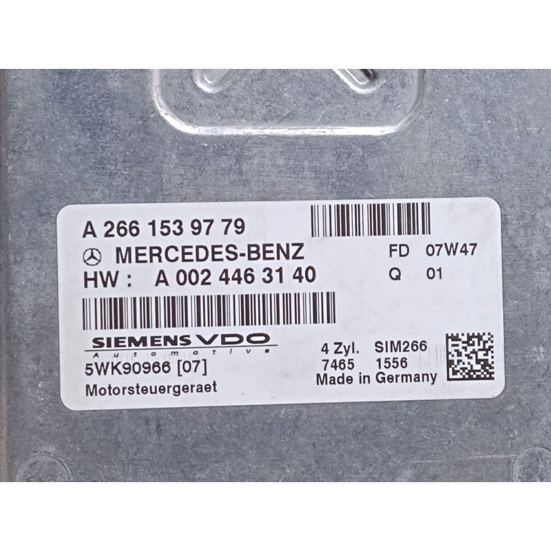 Recambio de centralita motor uce para mercedes-benz clase a (w169) a 150 (169.031, 169.331) referencia OEM IAM A2661539779   Recambio de centralita motor uce para mercedes-benz clase a (w169) a 150 (169.031, 169.331) referencia OEM IAM A2661539779