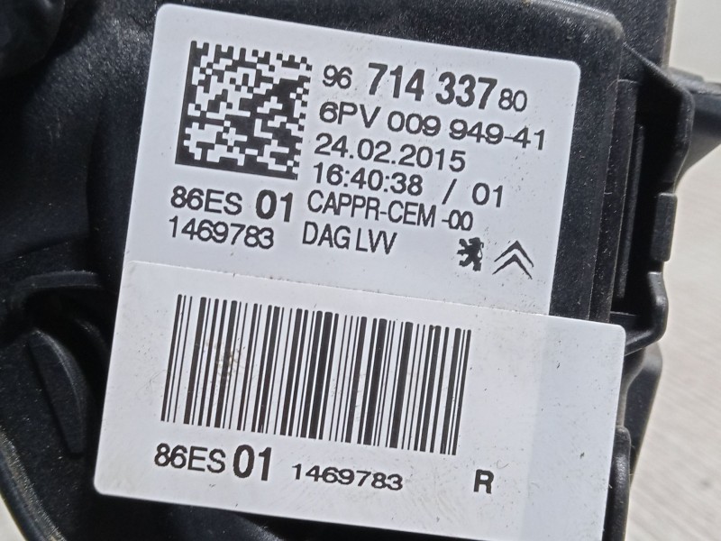 Recambio de pedal acelerador para citroën c4 cactus 1.2 vti 82 referencia OEM IAM    Recambio de pedal acelerador para citroën c4 cactus 1.2 vti 82 referencia OEM IAM