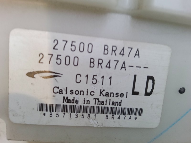 Recambio de mando climatizador para nissan qashqai / qashqai +2 i (j10, nj10, jj10e) 2.0 dci referencia OEM IAM 27500BR47A  