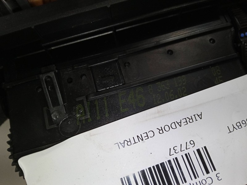 Recambio de aireador central para bmw 3 compact (e46) 316 ti referencia OEM IAM    Recambio de aireador central para bmw 3 compact (e46) 316 ti referencia OEM IAM
