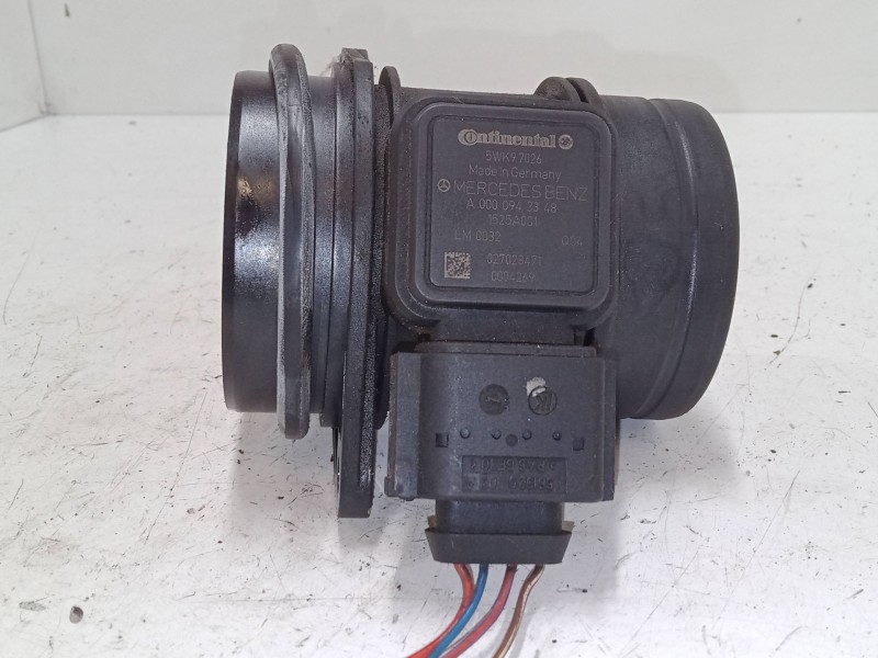 Recambio de caudalimetro para mercedes-benz clase a (w169) a 180 cdi (169.007, 169.307) referencia OEM IAM A0000943348  5WK97026 Recambio de caudalimetro para mercedes-benz clase a (w169) a 180 cdi (169.007, 169.307) referencia OEM IAM A0000943348  5WK97026