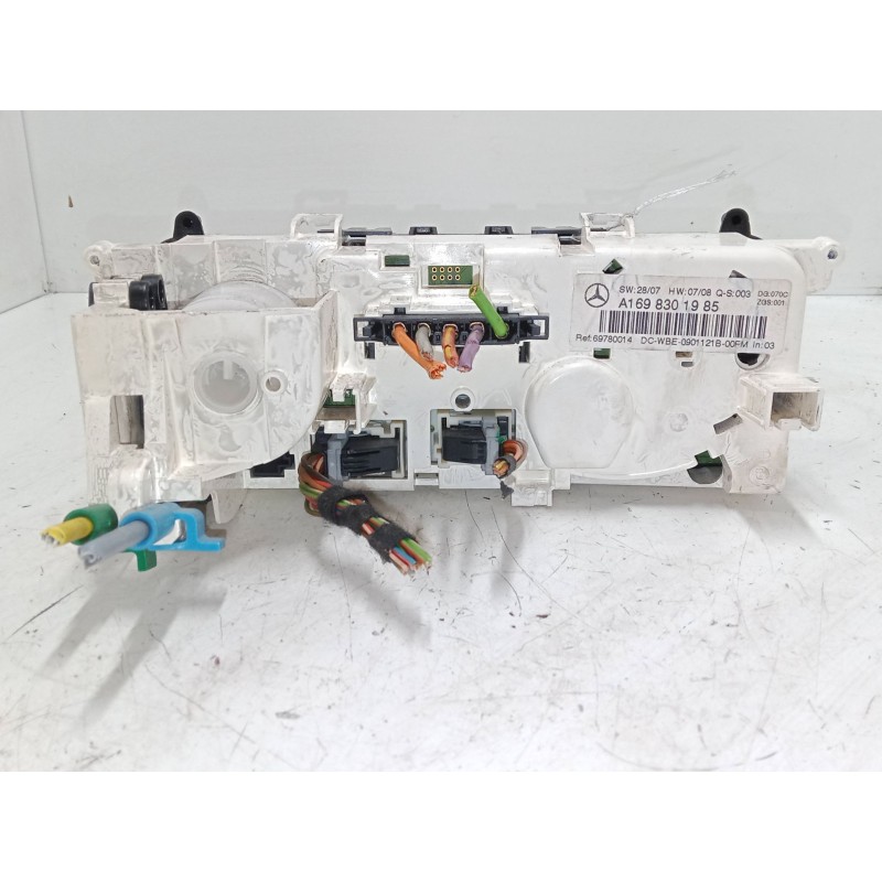 Recambio de mando calefaccion / a/a para mercedes-benz clase a (w169) a 180 cdi (169.007, 169.307) referencia OEM IAM A169830198 Recambio de mando calefaccion / a/a para mercedes-benz clase a (w169) a 180 cdi (169.007, 169.307) referencia OEM IAM A169830198