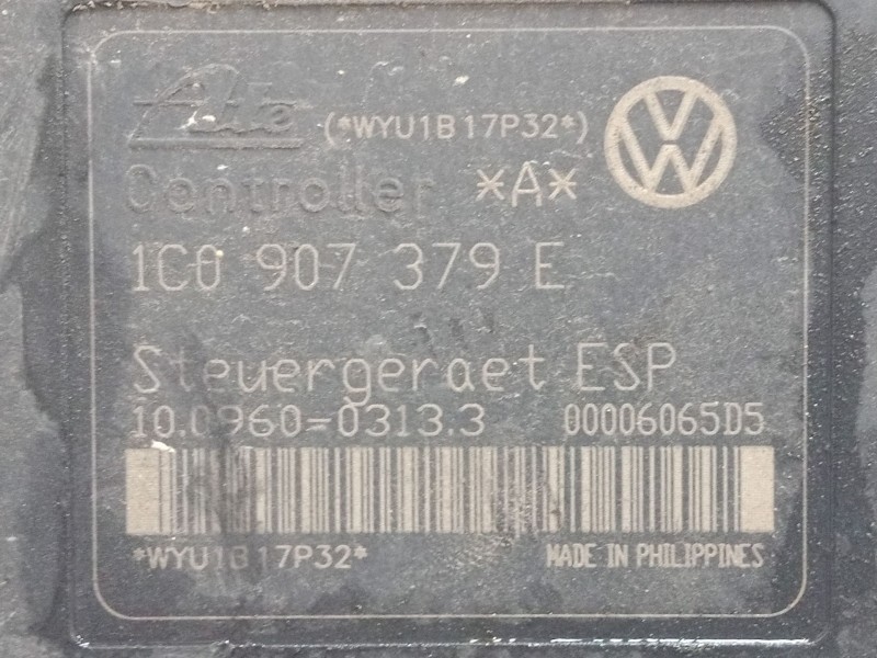 Recambio de abs para volkswagen golf iv (1j1) 1.9 tdi referencia OEM IAM 1C0907379E   Recambio de abs para volkswagen golf iv (1j1) 1.9 tdi referencia OEM IAM 1C0907379E