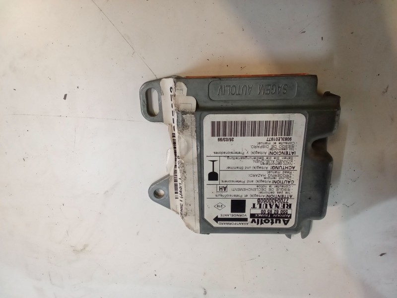 Recambio de centralita airbag para renault megane scenic (ja0/1_) 1.9 d (ja0j) referencia OEM IAM 550629500  7700430060B