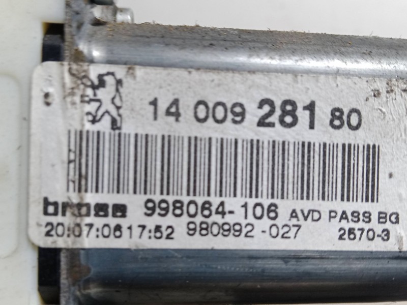 Recambio de elevalunas electrico delantero derecho para citroën c8 (ea_, eb_) 2.0 hdi referencia OEM IAM    Recambio de elevalunas electrico delantero derecho para citroën c8 (ea_, eb_) 2.0 hdi referencia OEM IAM