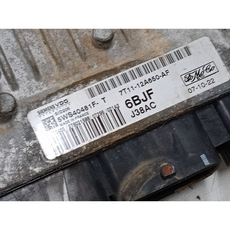 Recambio de centralita motor uce para ford tourneo connect 1.8 tdci referencia OEM IAM 6BJFJ38AC  