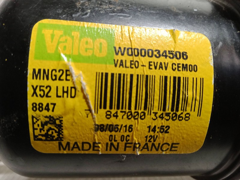 Recambio de motor limpia delantero para dacia sandero ii tce 90 (b8m1, b8ma) referencia OEM IAM 288004410R  