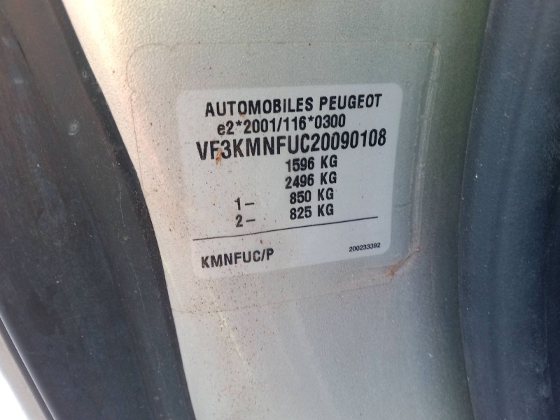 peugeot 1007 (km_) del año 2006
