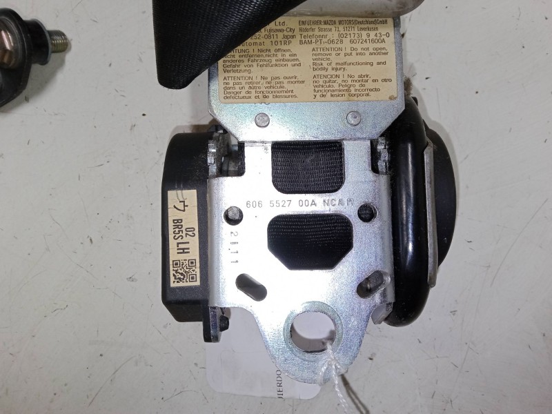 Recambio de cinturon seguridad delantero izquierdo para mazda 3 (bk) 2.0 mzr-cd (bk14) referencia OEM IAM    Recambio de cinturon seguridad delantero izquierdo para mazda 3 (bk) 2.0 mzr-cd (bk14) referencia OEM IAM